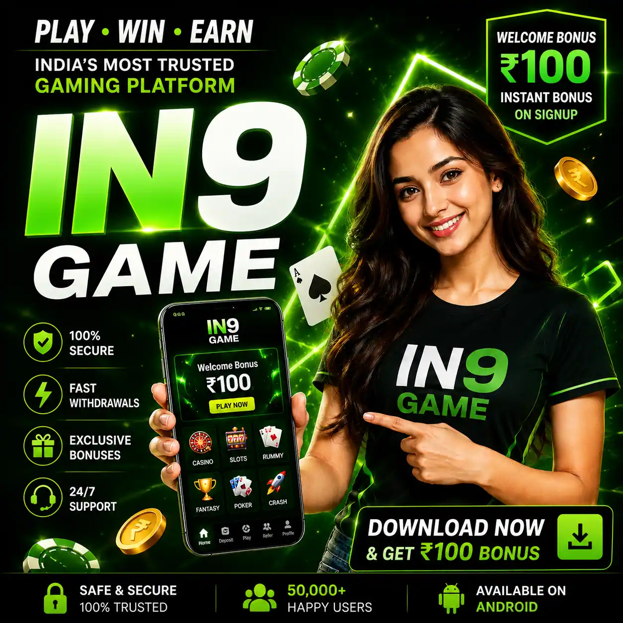 IN9 Game app